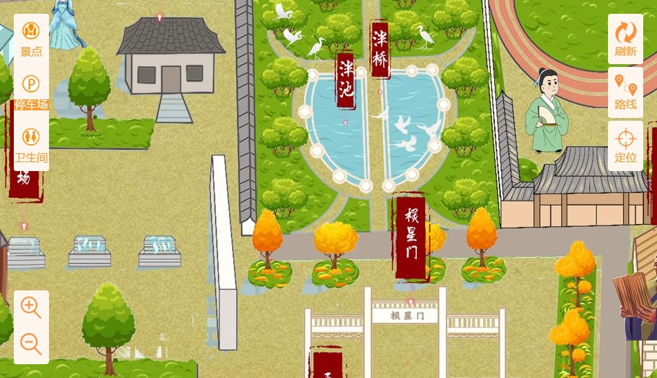 合山手绘地图景区语音讲解导览系统：智慧景区建设的基石