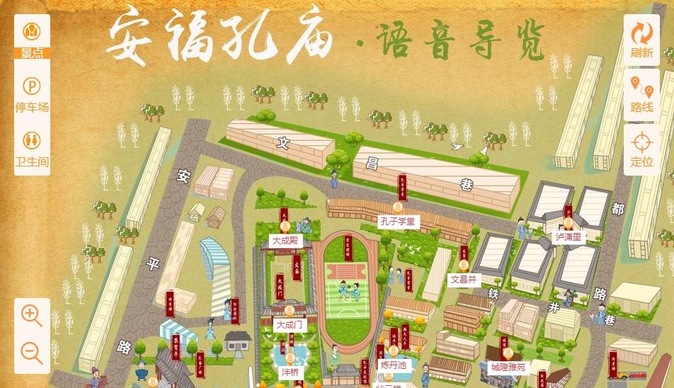 合山手绘地图：智慧景区智能化服务的延伸